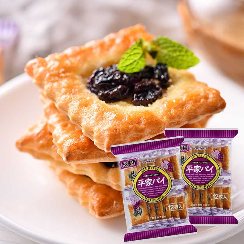 日本 三立提子酥12枚/源氏蝴蝶酥24枚 平家派葡萄干派