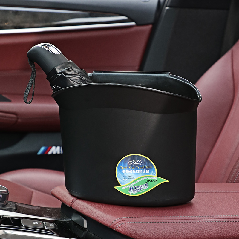 车载垃圾桶汽车i内用创意前排雨伞收纳座椅背悬挂式车用后排置物