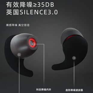 米度狗耳塞防噪音睡眠睡觉专用超级隔音耳朵防打呼噜神器降噪静音