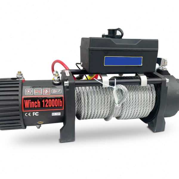 汽车电动绞盘12v24v绞盘越野车自救钢丝绳牵引器拖车车载电动绞盘