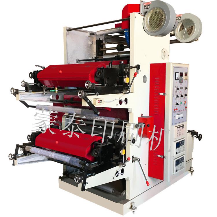 厂家直销单色2色自动柔版印刷机塑料薄膜印刷机背心袋超市袋印刷