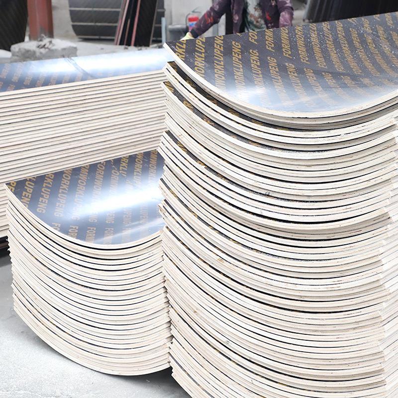 跨境弧形模板工地柱子预制混凝土定型木模建筑弧形模板圆柱模板