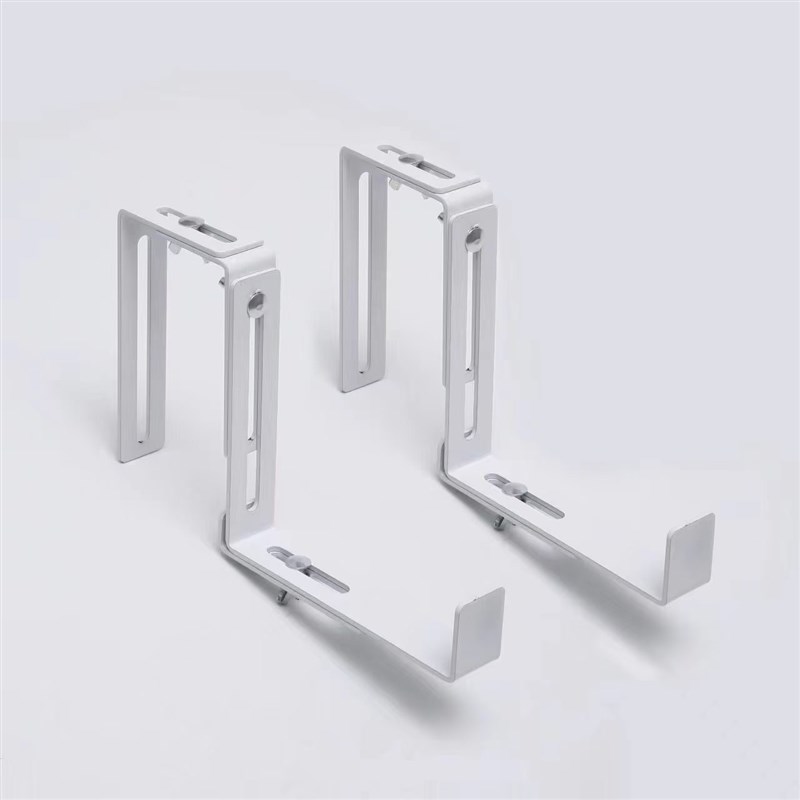 金属活动白色组合铁花架挂钩阳台G可调节华鹏架活动花盆支架