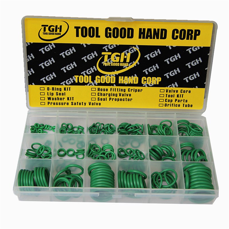 台湾工具家18格加厚加粗汽车x空调密封胶圈 0形垫圈密封件维修理