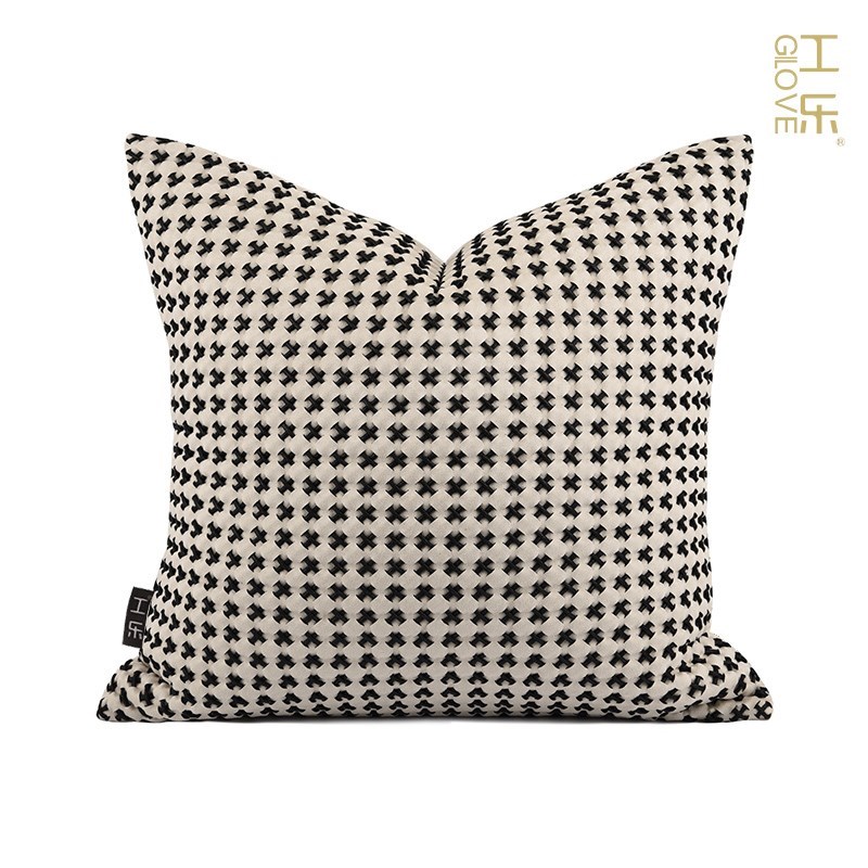 样板间床品现代轻l奢软装高端展厅家具床上用品抱枕靠垫床尾巾