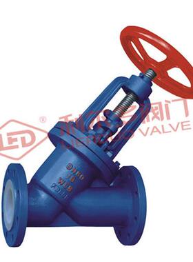 厂家直销衬氟直流阀直角阀衬氟截止阀J45F46