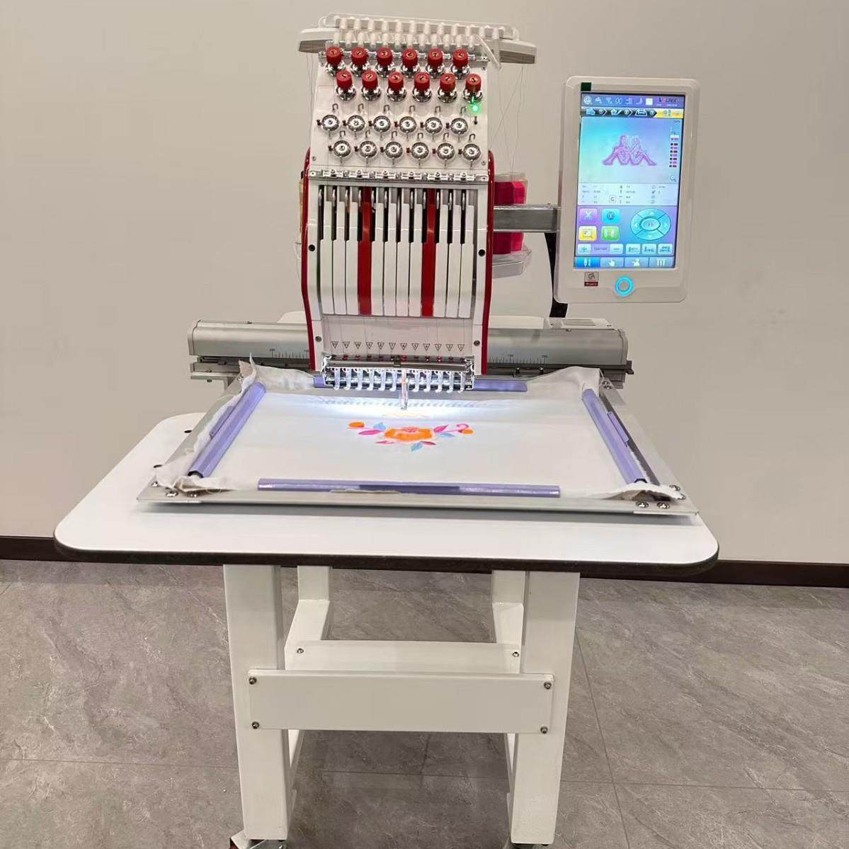 叶氏单头12针新款新配色A15电控刺绣机300*400电脑绣花机,机械设备,电子产品制造设备,淘宝优惠券,粉丝福利购,淘宝优惠卷