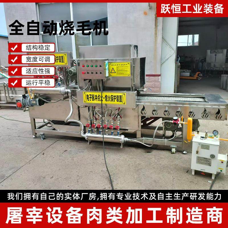 连续式烧毛机牛头牛蹄羊头烧猪蹄猪头连续式猪皮燎毛机去毛设备,清洗/食品/商业设备,肉制品加工设备,淘宝优惠券,粉丝福利购,淘宝优惠卷