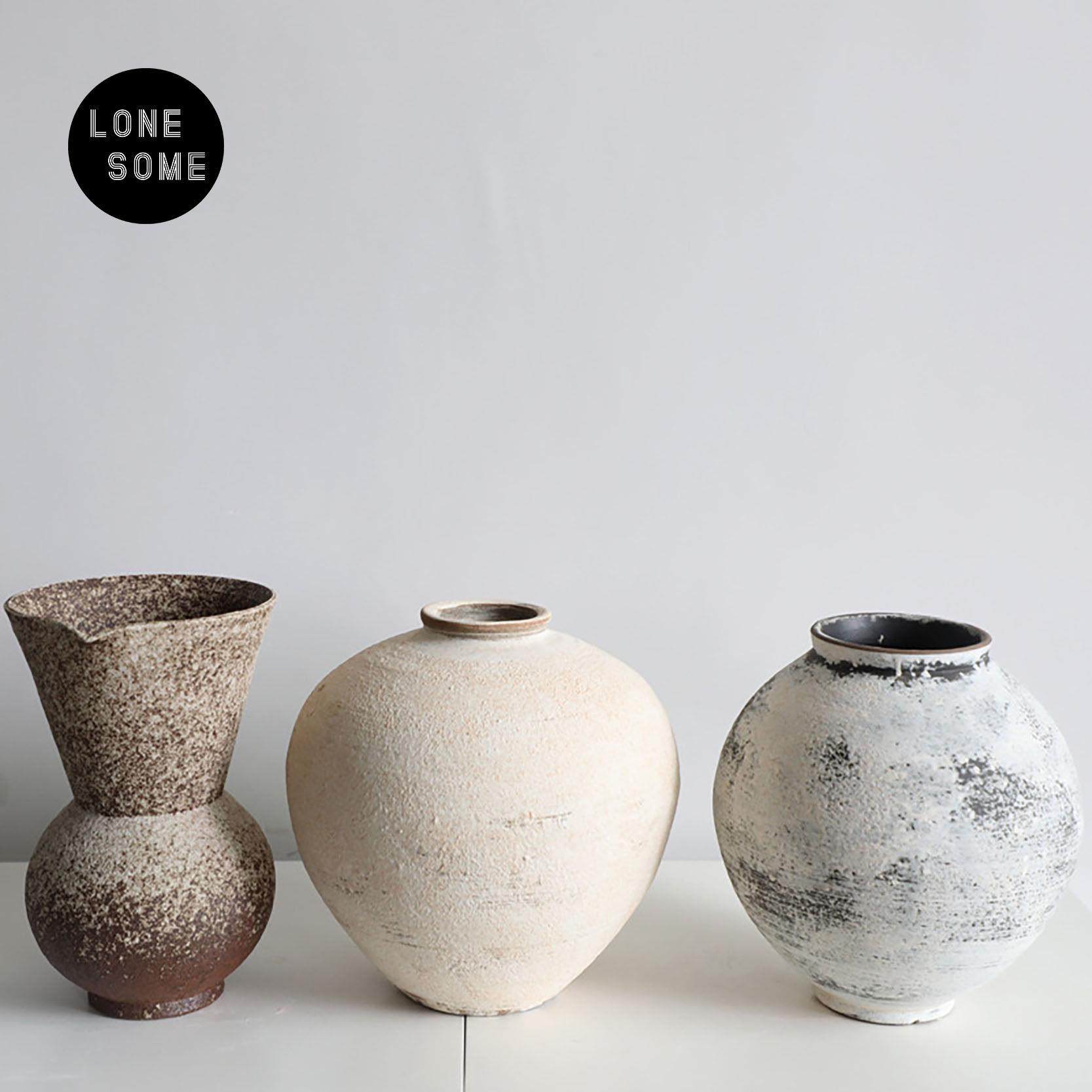 侘寂风软装搭配民宿酒店景德镇手工陶艺陶瓷花瓶复古粗陶罐插花,家居饰品,其他花器,淘宝优惠券,粉丝福利购,淘宝优惠卷