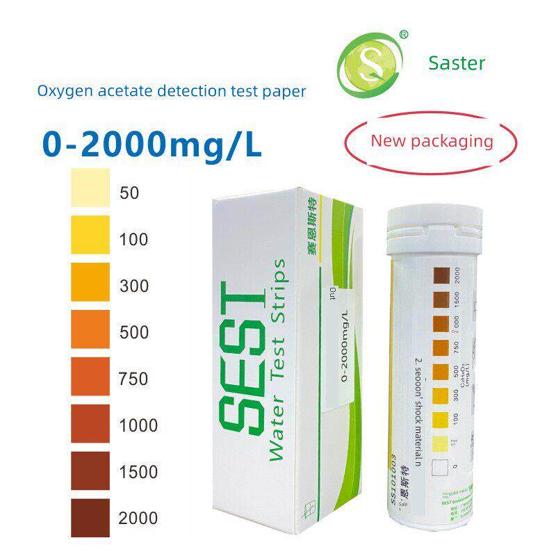 醋酸氧Paa试纸0-2000Mg/L食品工业饮料血液透光度分析浓度监测