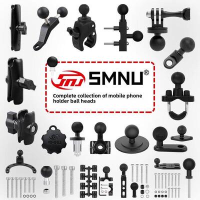 十玛五匹恩星摩托车手机支架通用改装配件球头拓展转换头摩旅装备