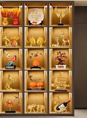 轻奢风家居酒柜档摆件乔迁新居的摆饰客厅玄关家居装饰摆件