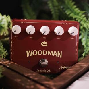 大树音乐屋的樵夫D.I盒原声吉他前置放大器民谣古典电盒指式效效