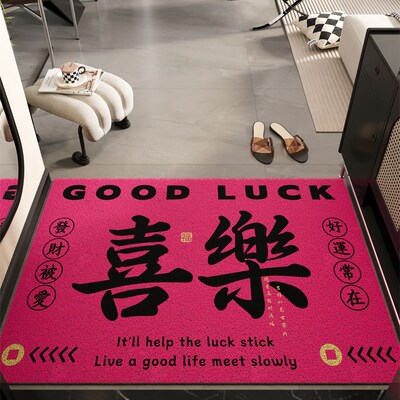 入户门地垫新款家用门口蹭脚垫门内玄关线圈门垫入户进门门厅地毯