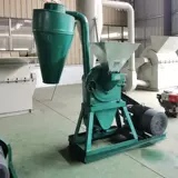 小型卧式锤片式粉碎机干鲜秸秆牧场揉丝机安全产量高