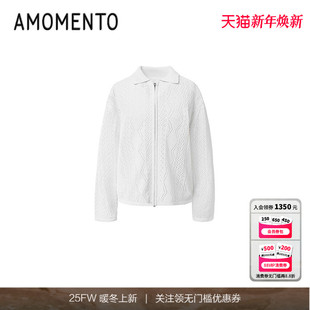 Crochet Zip 25新针织开衫 25PS Cardigan 外套薄款 AMOMENTO