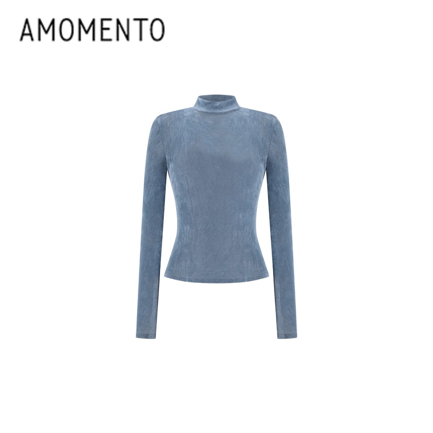 [AMOMENTO] 26PF MOCK NECK TOP 26早秋新款时尚百搭半高领上衣
