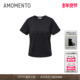 Basic 夏季 Shirts 25PS 基础款 经典 AMOMENTO 圆领短袖 T恤黑白
