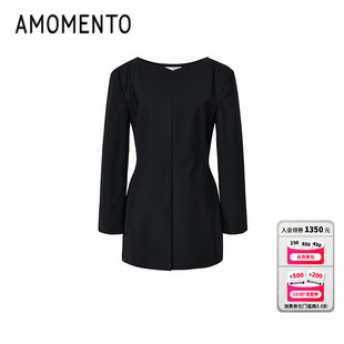 [AMOMENTO] 25PS Two Way Jacket25年新款船领双面穿西装外套百搭