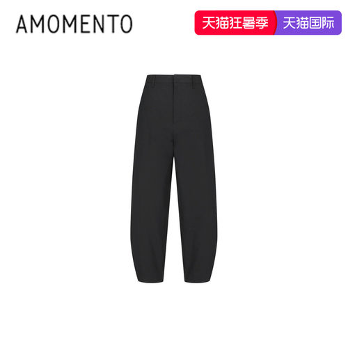 26早春新款按扣中性风长裤