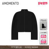 25新款 手工插肩短夹克百搭 CROP JACKET AMOMENTO 25FW RAGLAN