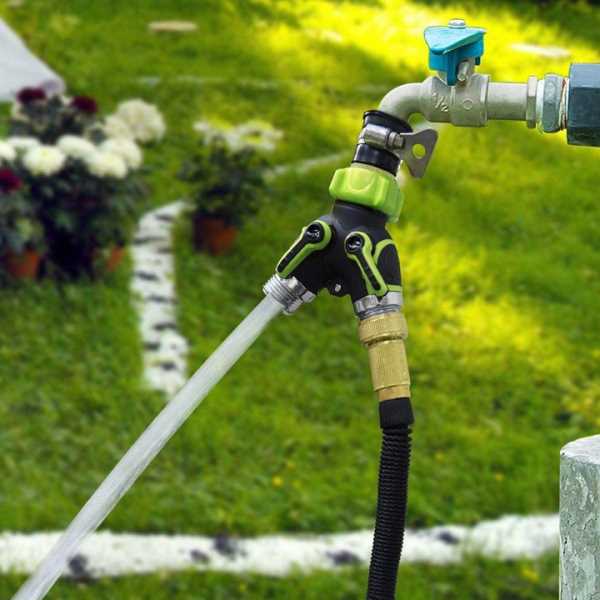 宁波供应花园弹簧水管接头 园林弹簧软管分水器分流器