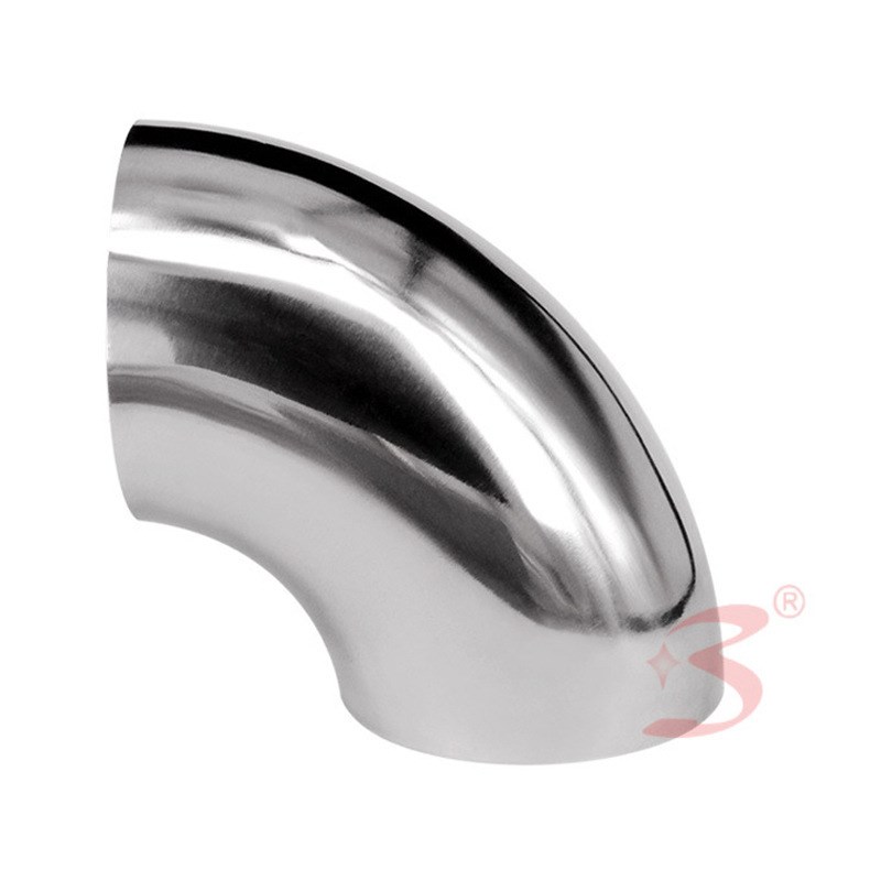 不锈钢201材质2.0厚装饰弯头口径203~325 90度镜面亮光配件弯头