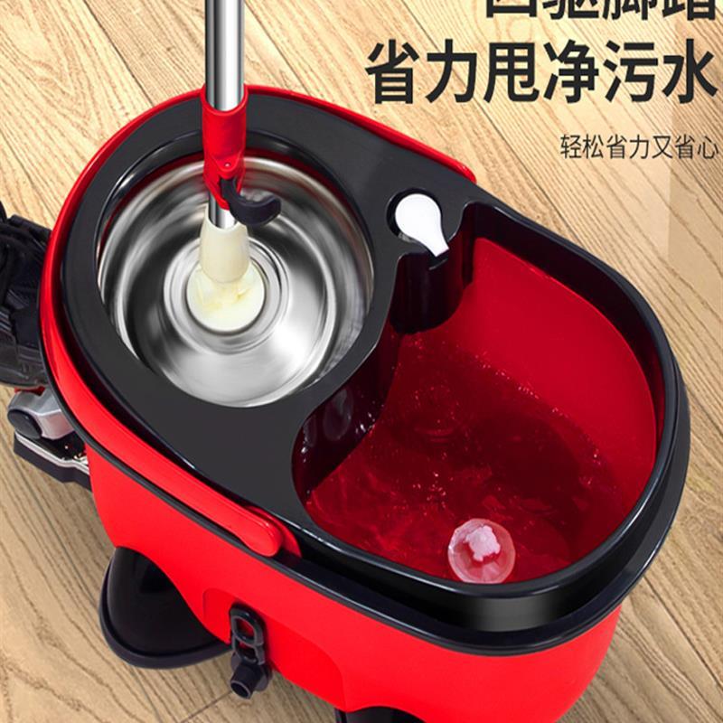 脚踩拖把桶通用自动甩水脚踩拖布桶家用墩布一拖净懒人免手洗拖把