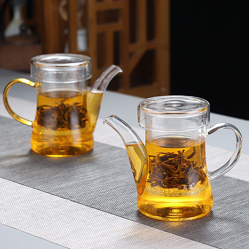 斌能达玻璃小青柑专用泡茶壶红茶茶具绿茶过滤加厚家用冲茶壶大号