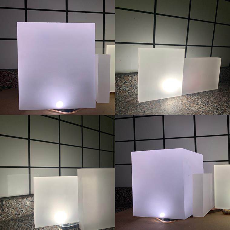 磨砂喷砂压克力板发光层板隔板定制5-50mm有机玻璃板导光展示板