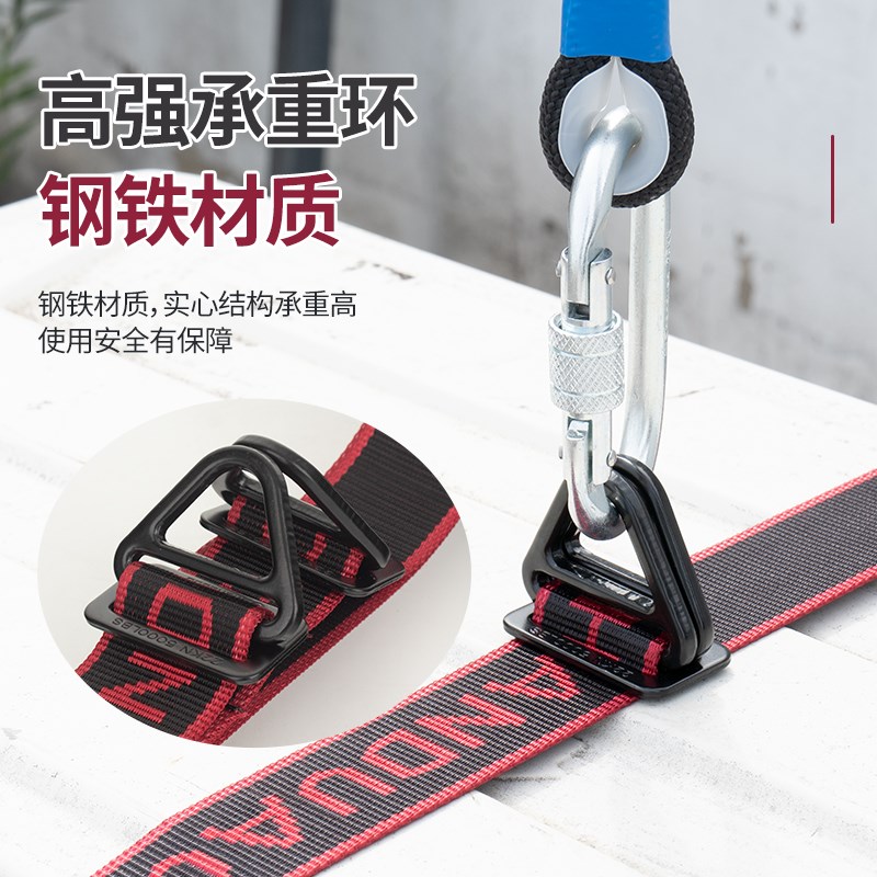 空调外机安装绑带高空绑机带货物捆绑带收紧器棘轮拉紧器吊装绑绳
