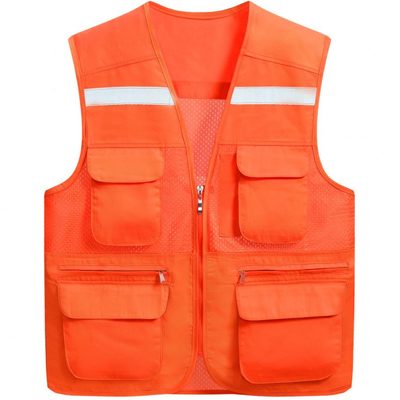 马甲定制印字活动logo红色工作服志愿者社区背心网眼服务义工反光