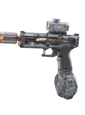 跨境火光小冰鼠电动水枪冒火灯光watergun電動水槍夏季玩水玩具