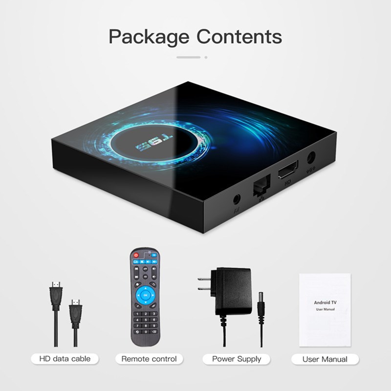 T95 机顶盒 4GB/32GB  全志H616 安卓10Wifi 6k网络播放器  tvbox