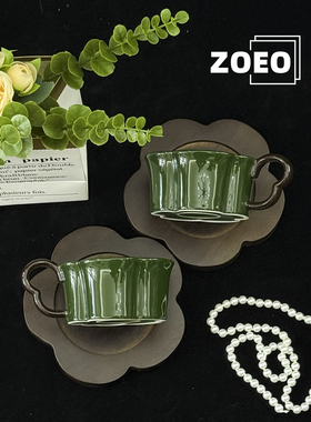 ZOEO 「清野集」限定咖啡杯情侣对杯送礼装陶瓷高颜值ins风马克杯