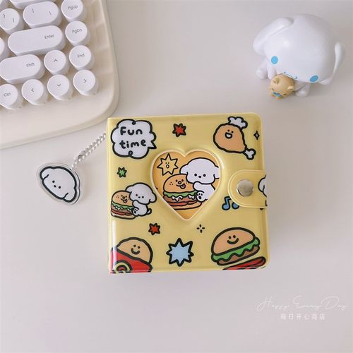 合作款乐乐狗卡册拍立得照片收纳册爱豆专辑3寸小卡追星收纳相簿