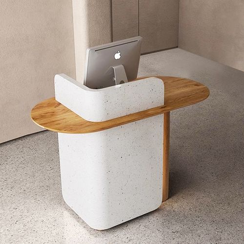 收银台店铺小型火锅店餐厅门口小吧台餐饮店房地产迎宾接待台定制