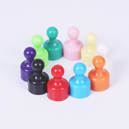 磁如意 彩色强力磁钉磁性黑板绿板强磁图钉吸铁石教学办公书画磁