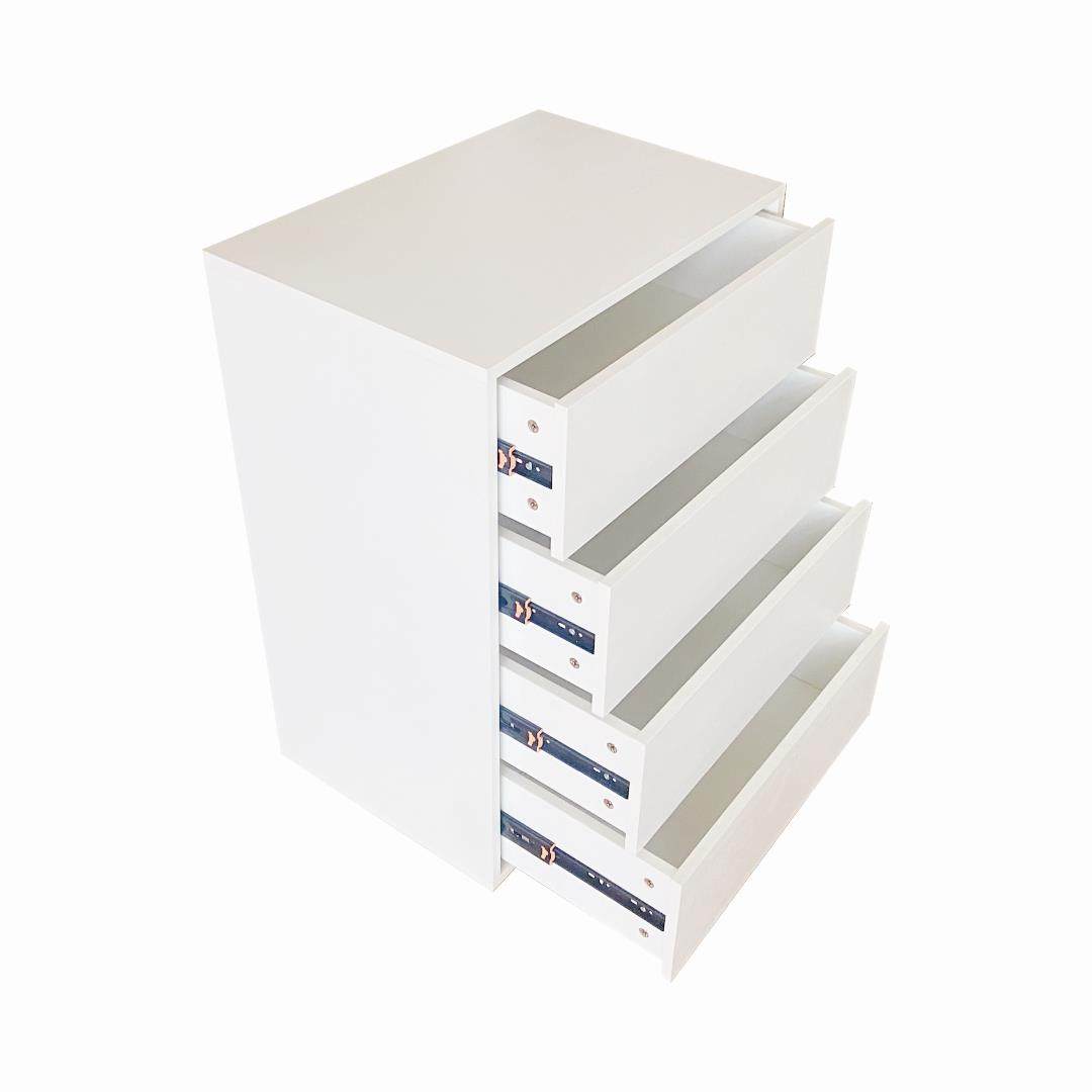 7W四五六斗柜定 制实木抽屉柜卧室反弹滑轨床尾边柜衣柜加装收纳