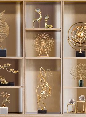 轻奢北欧摆件现代创意客厅玄关样B板房间办公室电视柜家居软装饰