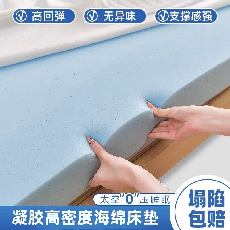 酒店居家凝胶海绵床垫加厚高密度学生宿I舍单双人飘窗垫榻榻米定