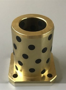 铜合金无油c衬套方法兰RDTSZ/OLBK-D13/D16/D20滑动轴承石墨铜套