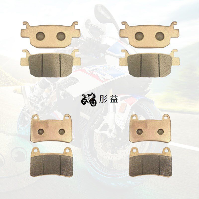 适用钱江摩托车闪250 闪300S SRV QJ300-12-12A前后刹车片碟刹皮