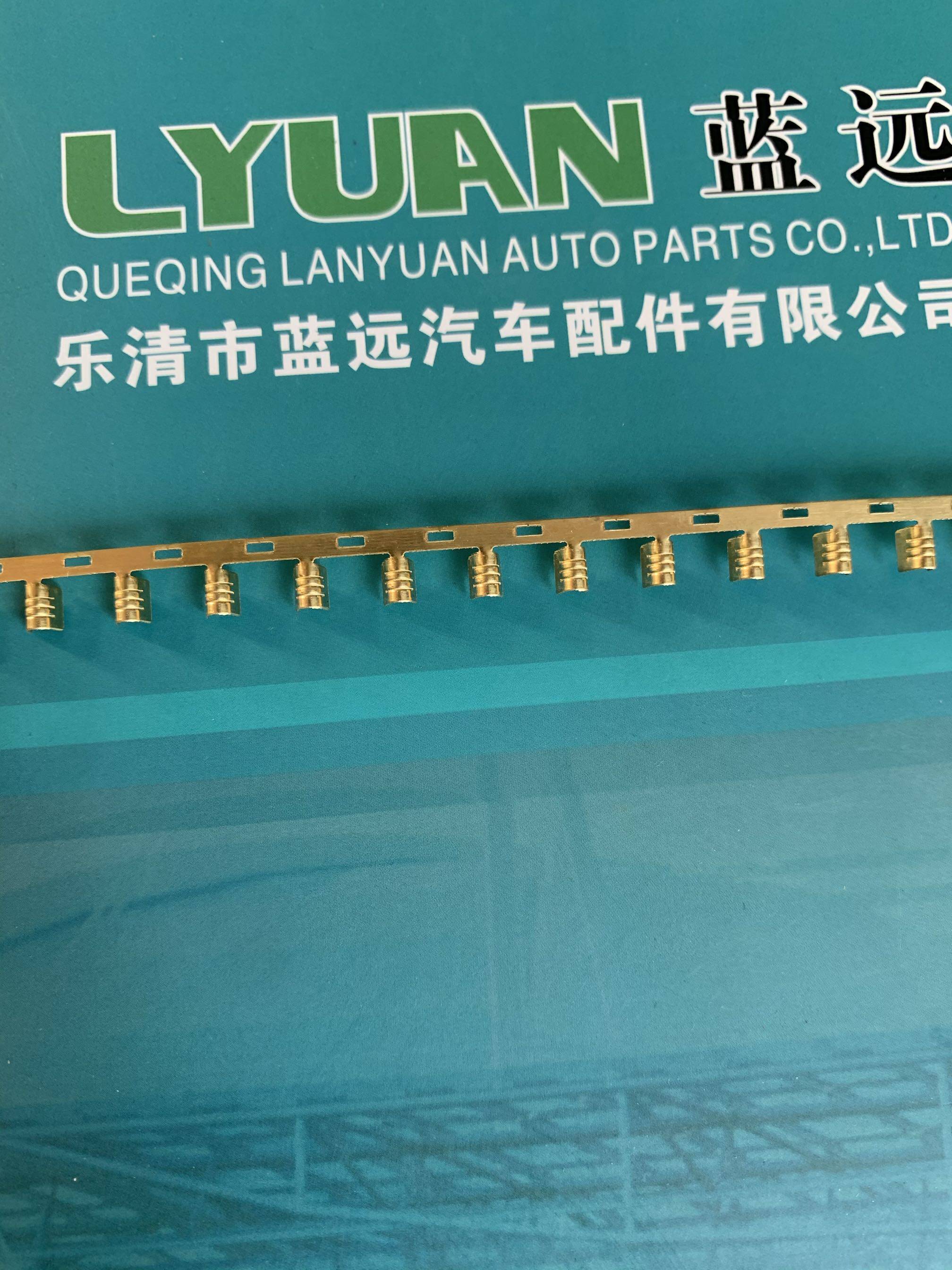 压线扣铜扣U型扣并线扣对接扣454A冷压接线端子0.4厚连带15000/盘
