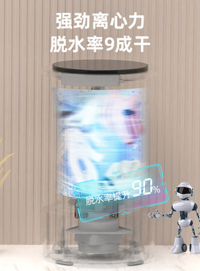 mini单独脱水机迷你小型小号宝宝专用衣物婴儿专用甩干机单甩干桶
