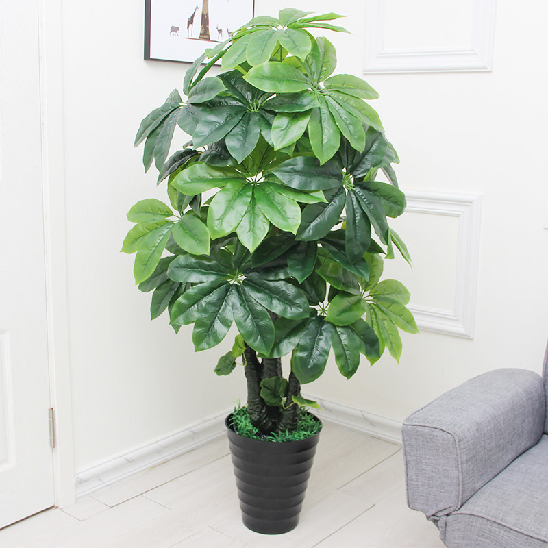 仿真植物盆栽发财树大盆景仿生绿植室内塑料树客厅假花摆件落地花