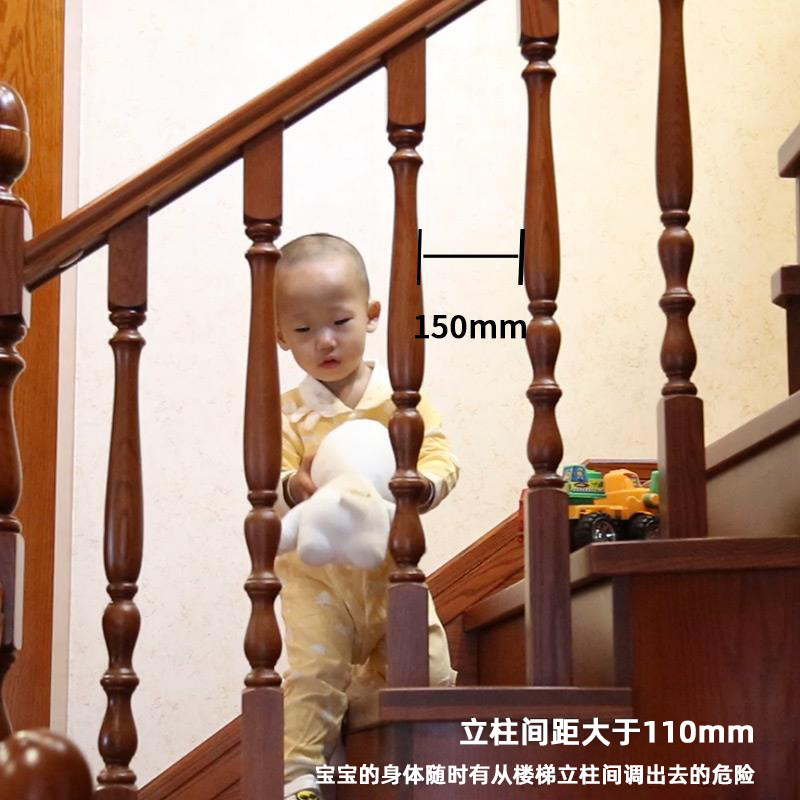 婴儿童楼梯栏杆扶手护栏安全防护宝宝阳台隔离防坠落网布图片