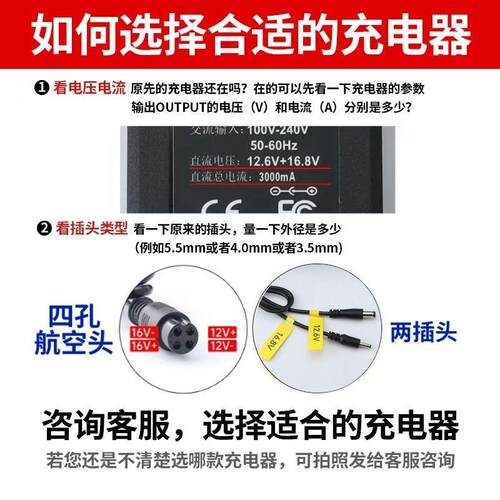 12V24V汽车应急启动电源一体充电器双路输出12.6V16.8V3A5A8A10A