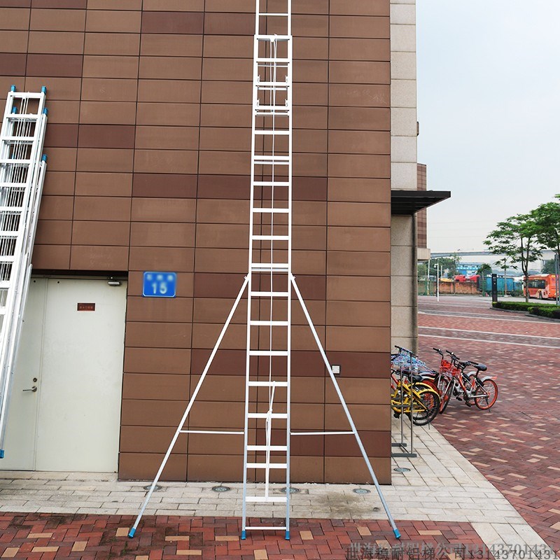 铝合金梯子伸缩升降家用扶梯折叠梯加厚铝梯多功能梯便携工程梯