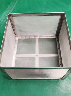 一件订制鱼缸鱼池周转箱超细不锈钢过滤网鱼便分离网筛沥水烘干定